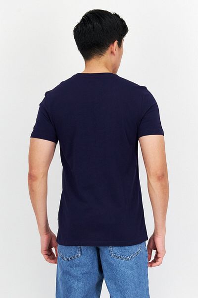Franklin Men Crew Neck Short Sleeve Graphic T Shirt, Navy Combo