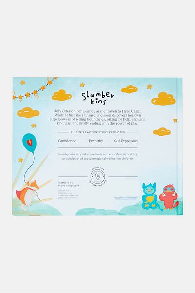 Slumberkins Otter Hero Camp Activity Book, Beige