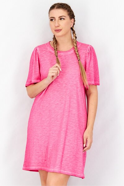 Splendid Women Tie Dye Shirt Dress, Pink