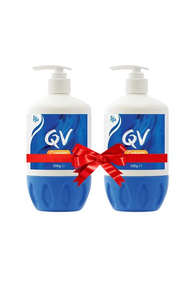 Qv Moisturizing Cream - 500 grams, 2 pieces