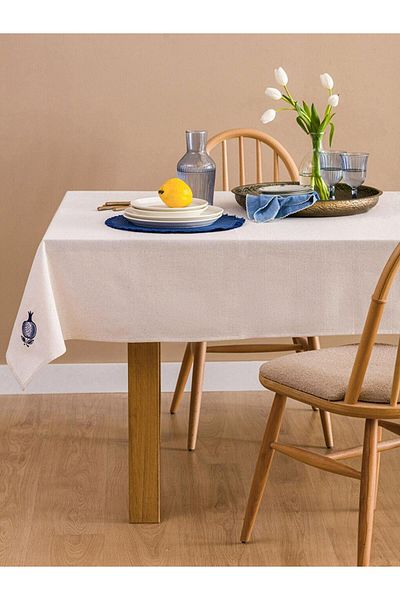 LC Waikiki Lcw Home Pomegranate Embroidered Tablecloth 150X150 cm