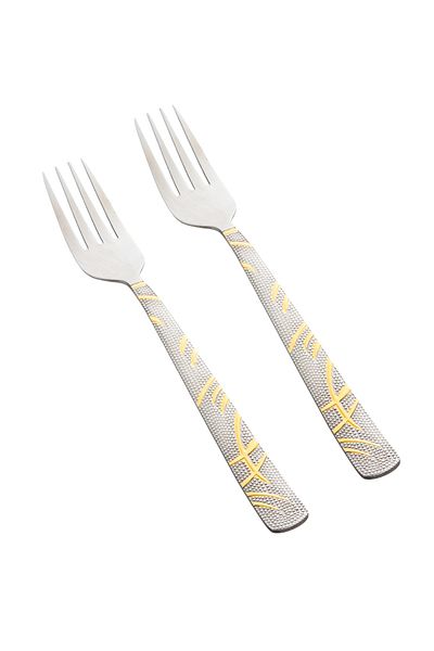 HIC 6-Piece Stainless Steel Fork Set