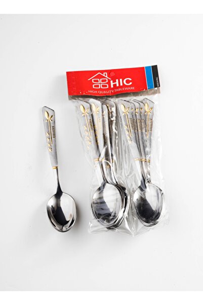 HIC 12-Piece Stainless Steel Dinnerware Set