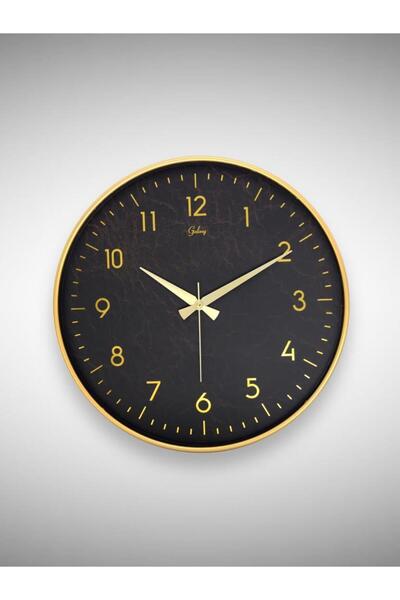 Galaxy 717-A-4 Serisi Klasik Rakamlı Metal Görünümlü Sessiz Akar Modern Duvar...