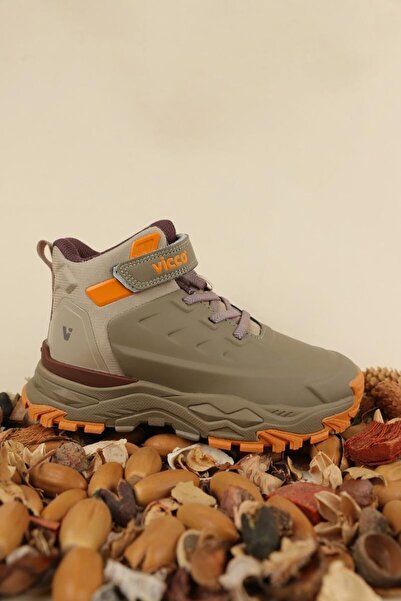 Vicco Size 31-37 Boy's Camel Color Agora Trekking Boots