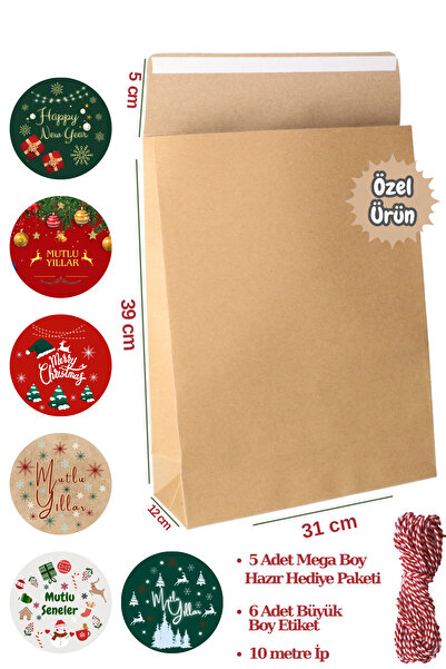 Dekals 3lü set Mega Boy Yapışkanlı Kapaklı Hediye Paketi-5 Adet+ Kırmızı-Beya...