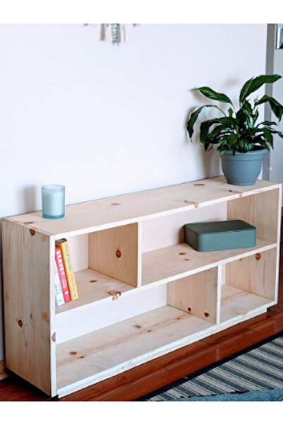 KÜTÜKhouse Ahşap Konsol Kitaplık 170 x 90 cm