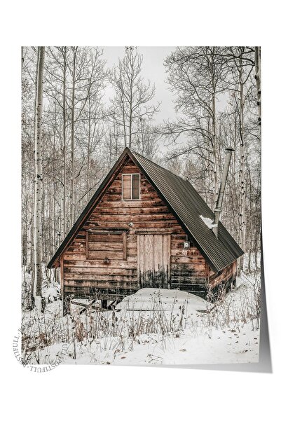 Postifull Rustični poster bez okvira, nordijska bela slika, br.:415 Fotografi...