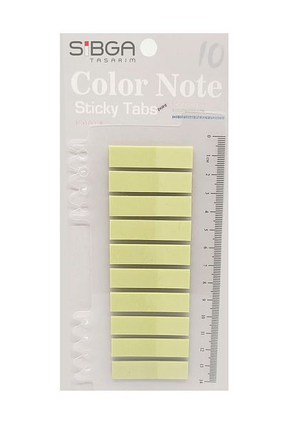 sibga tasarım Light Green Transparent Postit - Bookmark Sticker Note Paper