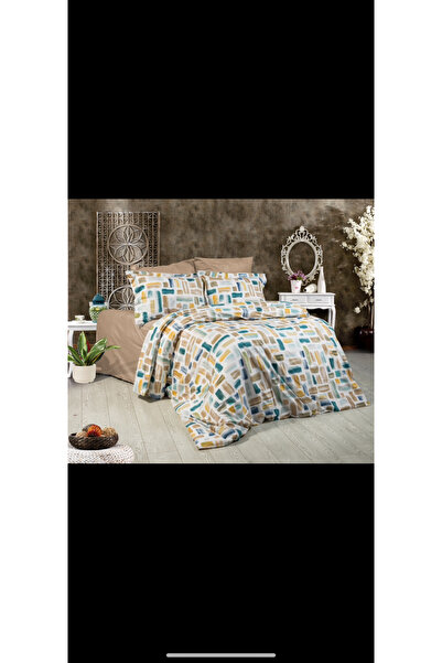 pınarhome collectıon ÇİFT KİŞİLİK NEVRESİM TAKIMI ALT ÇARŞAFI KOMBİN RENK VE ...