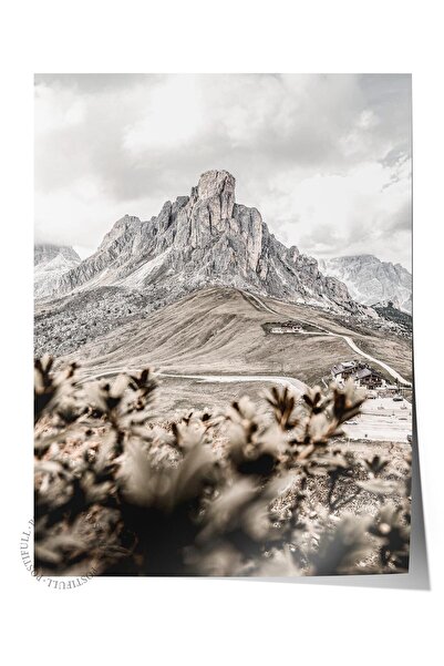 Postifull Poster rustic fără rame, pictură nordică maro, NR:307 Fotografie de...