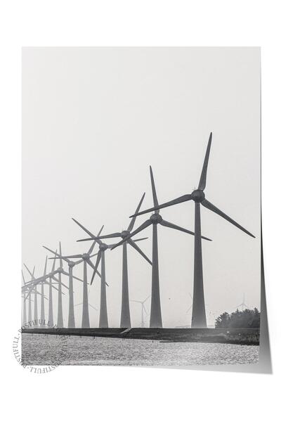 Postifull Poster rustic fără rame, pictură nordică albă, NR:268 Fotografie cu...