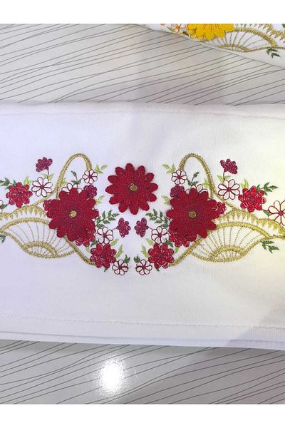 Peacock 3D Embroidered, 100% Cotton Hand & Face Towel 50 X 90 (2600Gr)