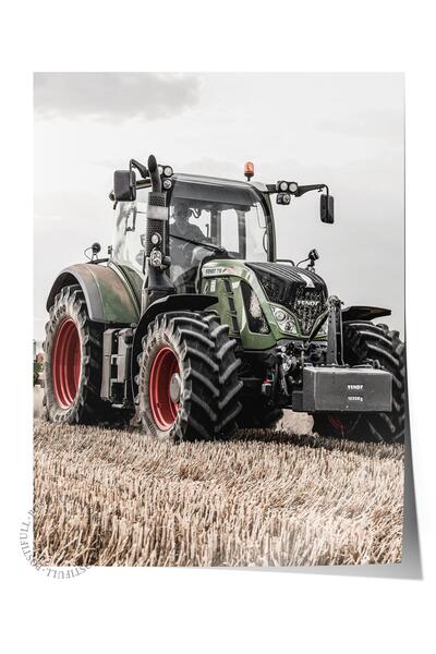 Postifull Rustic Çerçevesiz Poster, İskandinav Kahverengi Tablo, NO:249 Trakt...