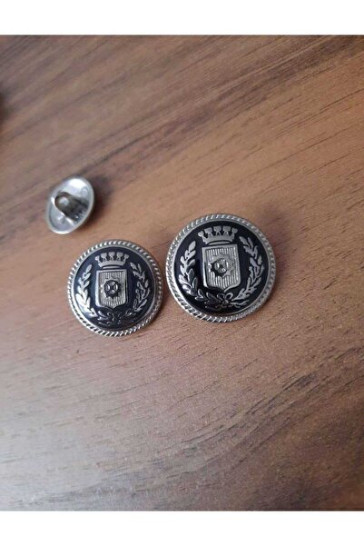 İMREN AKSESUAR زر 20 ملم معدن أسود 1 عبوة 5 قطع