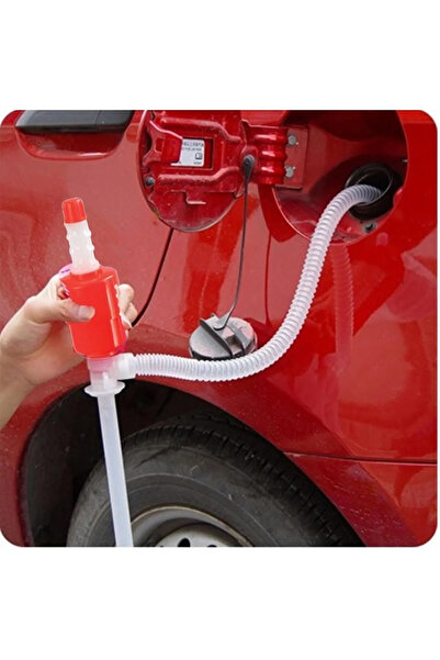 NUBLADO Araba Araç Otomobil Benzin Mazot Su Pompası Yakıt Transfer İkmal Aktarma Plastik Pompa Vak Vak OTO.