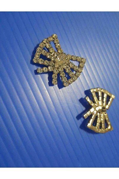 İMREN AKSESUAR ربطة عنق معدنية رمادية مقاس 3 سم من حجر الكريستال قطعة واحدة