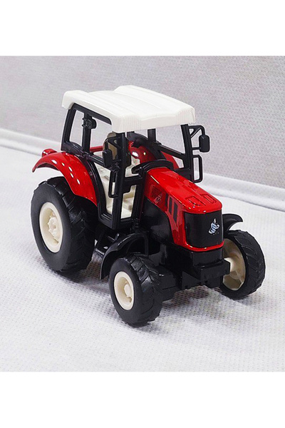 farddad Çek-bırak Traktör | Metal Oyuncak Araba | 10cm