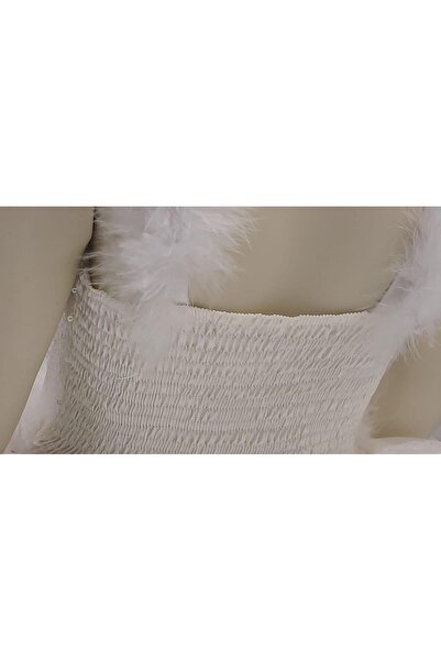 Okay Girl's Glittery Frozen Evening Dress with Tarlan