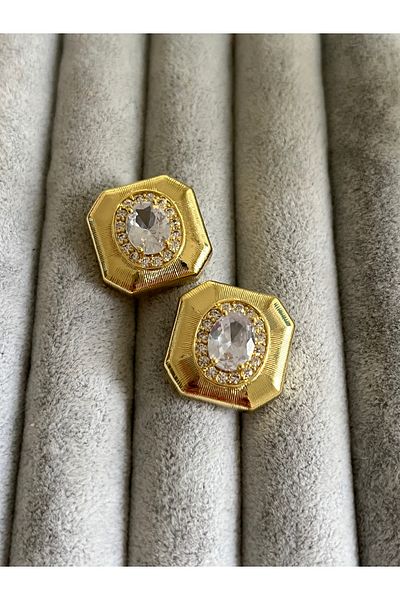 Hoop jewelery Special Series Stone Square Form Vintage Model Earrings
