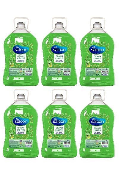 Saloon Forest Breeze Liquid Soap - 3 Lt X 6 Pieces