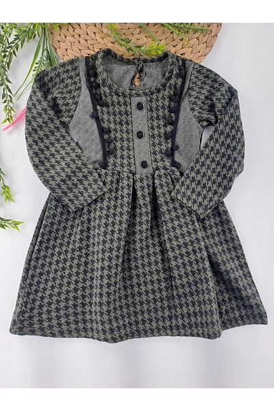 Butik Girls Winter Dress with 9 Different Color Options