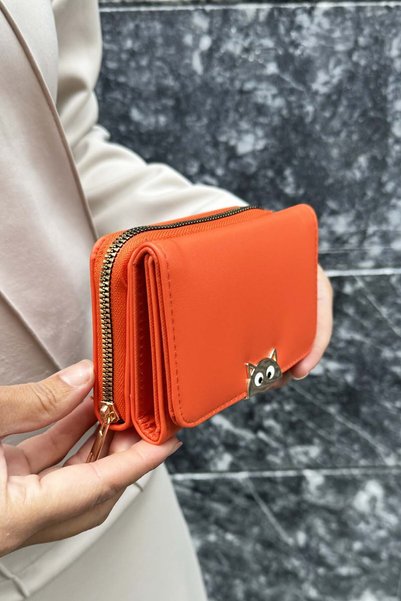 GP GUES POLO Women's Multipart Wallet with Orange Wallet