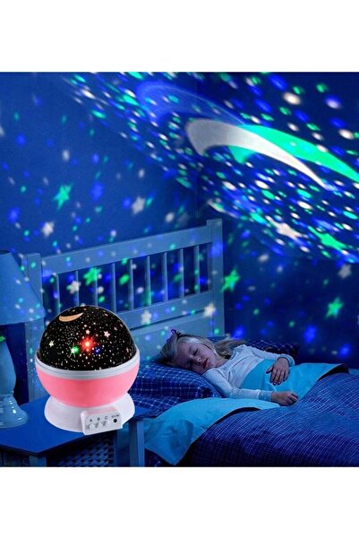 Genel Markalar Otomatik Star Master Hareketli Renk Değiştiren Projektör Gece ...