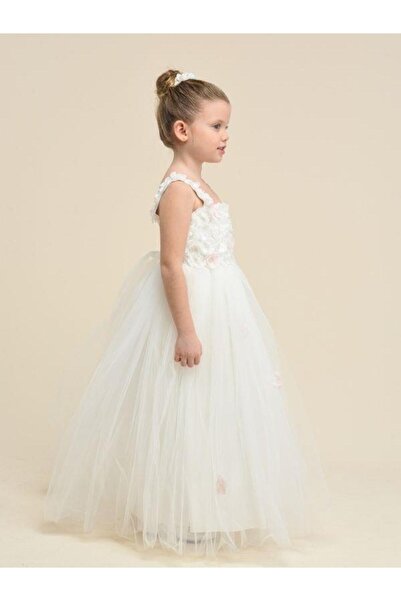 Zekids Κορίτσι - Βραδινό φόρεμα με μακρύ λουράκι με λουλούδια