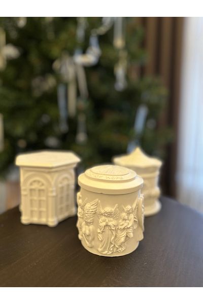 Amber Stüdyo Rome 3-Piece Angel and Carousel Box Set - Gift