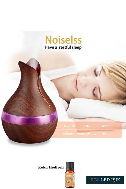 Sarftech Ultrasonik Hava Nemlendirici Aromatik Oda Kokusu 7 Renk Led Işıklı 300ml