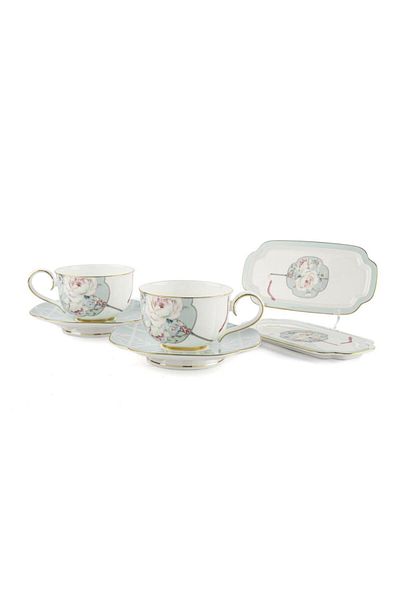 Mikasa Moor Rosita 6 Piece Set of 2 Teacups 200Cc