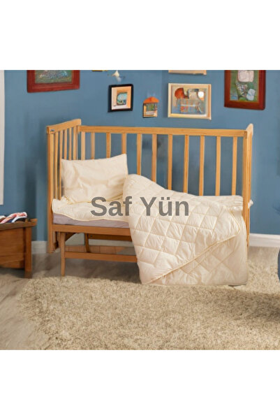 SAFYÜN Saf Yün Marka Bebek Yorganı (100/150) %100 Merinos Kuzu Yünü Sürpriz Hediye