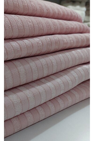 baladı home ev tekstil home collection Pudre Çizgili Koltuk Örtüsü Süngerli Kaymaz Çekyat Kadife Ölçüm ( 160 X 200 Cm ) Alt Üst Kapatıyor