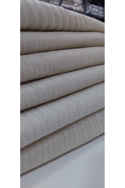 baladı home ev tekstil home collection Bej Çizgili Koltuk Örtüsü Süngerli Kaymaz Çekyat Kadife Alt Kısım Üst Kısım Kapatıyor 160 X 200 Cm