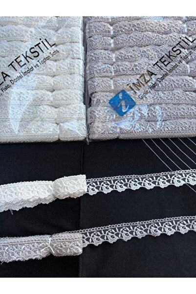 Butik Uç Güpür ince piyasa desen imza Tekstil top 9 metre en 2 cm
