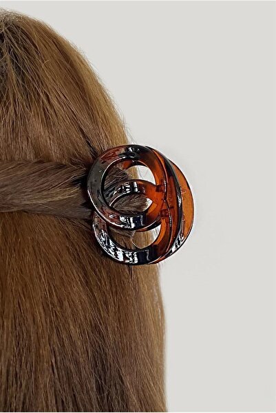 Stone Design Bracelet مشبك مزلاج بني أحمر