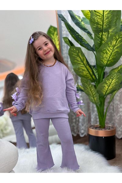 GÖKJOY BUTİK Premi̇Um Kali̇Te Kolari Fi̇Yonk Detailed Girl's Tights Set