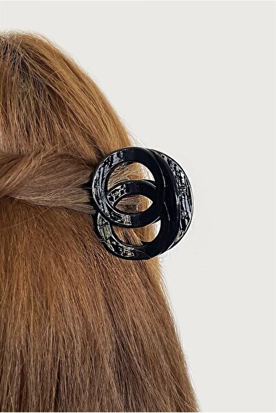 Stone Design Bracelet مشبك مزلاج أسود