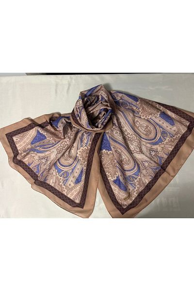 ALTUNTAŞ Ethnic Patterned Shal 75 X 190 mm Retro Soft Shal