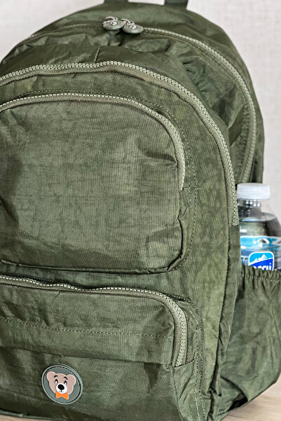 MORCA Unisex Ordunca Khaki Backpack - Klinkir Waterproof Fabric - 40X30Cm with Laptop Compartment - 18Lt