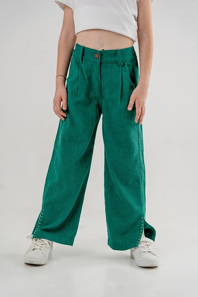 GİYİCEM TEKSTİL Pantaloni de chenille pentru fete 2525