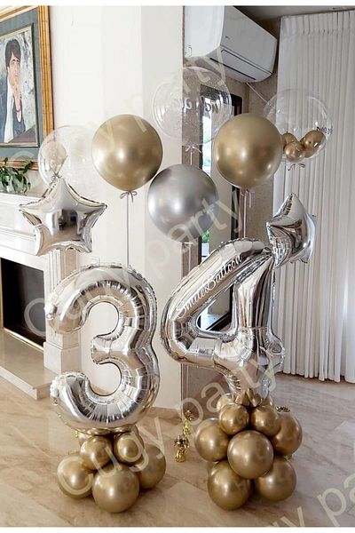 CUGY ΣΕΤ 34 ΗΜΕΡΩΝ ΑΣΗΜΕΝΙΟ ΧΡΥΣΟ BOBO BALLOON ΛΕΠΤΟΜΕΡΗΣ ΓΕΝΕΤΕΙΑΣ ΕΙΔΙΚΟΣ ΗΜΕΡΑΣ ΠΑΡΑΜΕΤΡΟΥ ΠΑΡΑΜΕΤΡΟΥ