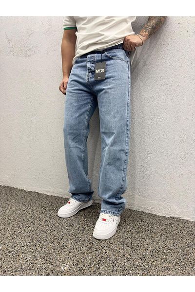 Mob PANTALONI BAGGY ALBASTRU BAGGY BAGGY
