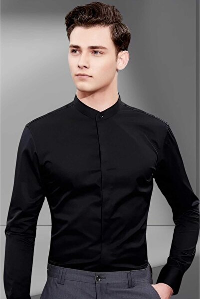 Mood Agenda Ανδρικά πουκάμισα 2 τεμαχίων με γιακά με λεπτή εφαρμογή που αναπνέει εύκολα και σιδερώνει Four Seasons