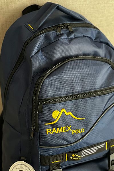 NEMO GROUP Black Mountaineer Backpack, Bellows, 55Lt, Camping Bag, Earthquake Bag, Water Resistant Fabric
