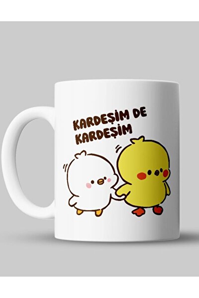 HEDİYELİKS Kardeşim De Kardeşim Kupa Bardak