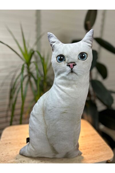 Pethoven Kedi Şeklinde Yastık