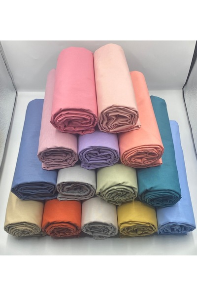 pınarhome collectıon New Season - 100% Organic Cotton, Soft Sand and Elastic Crossbody+Pillow Cover Corner Depth 28-30 cm