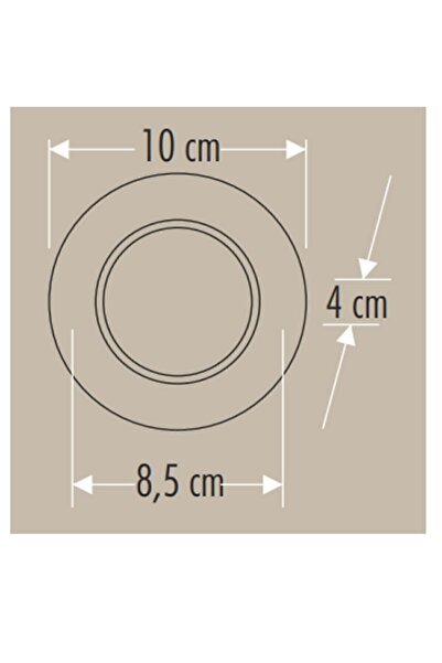 Cata -5257 Marka 6w Zebra Led Spot Beyaz Krom 3 Renk